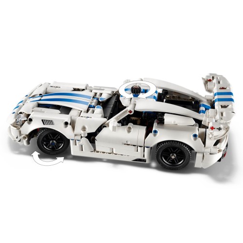 Конструктор «Спортивний автомобіль Dodge Viper GTS-R» на 805 деталей, у коробці 38х7х26 см, ТМ Lego