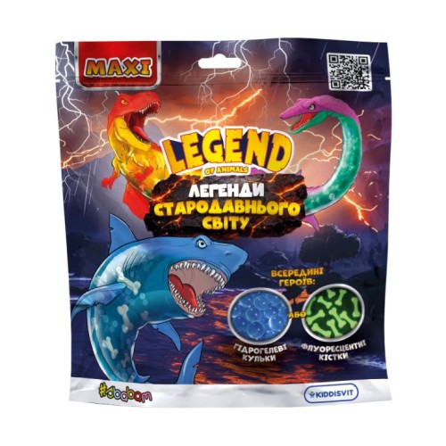 Стретч-іграшка у вигляді тварини серії »LEGEND OF ANIMALS МАКСІ.Легенди давнього світу», в асортименті, у пакеті