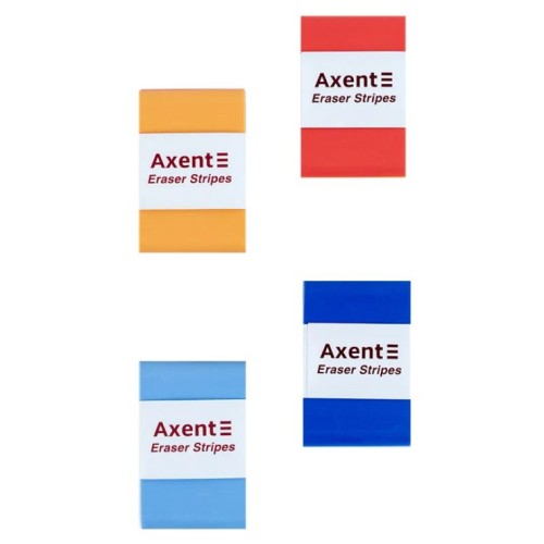 Гумка «Stripes» м'яка 4,5х3 см, в асортименті, TM Axent