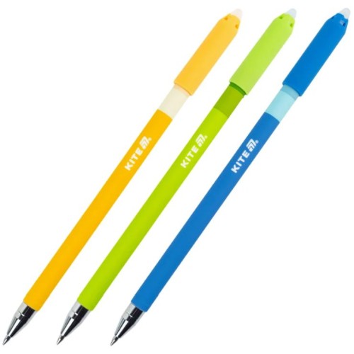 Ручка «Color» пиши-стирай синя, в асортименті, TM Kite