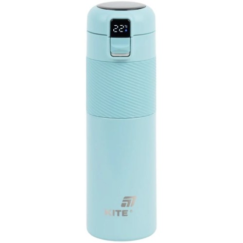 Термос з термодатчиком 450 мл, м'ятний, TM Kite