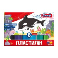 Пластилін «Zoo Land», 8 кольорів 160 гр., ТМ 1 Вересня
