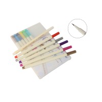 Фломастери, 12 кольорів, металік