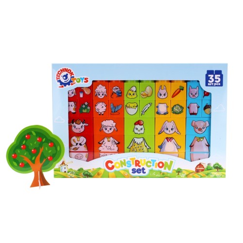 Конструктор з 35 деталей, у коробці 33х22х3,5 см, ТМ Технок