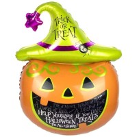 Кульки фольговані «Гарбуз Хеллоуїн» 72х45 см, ТМ Leader