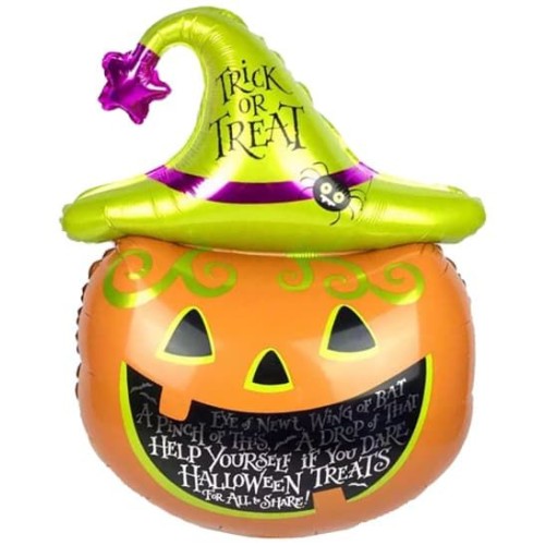 Кульки фольговані «Гарбуз Хеллоуїн» 72х45 см, ТМ Leader