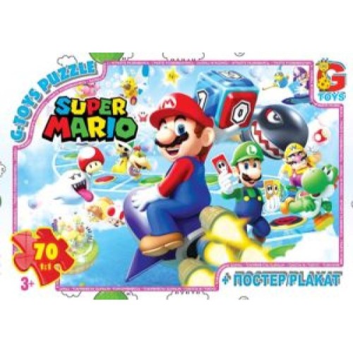 Пазли 70 елементів «Маріо» ТМ G-Toys