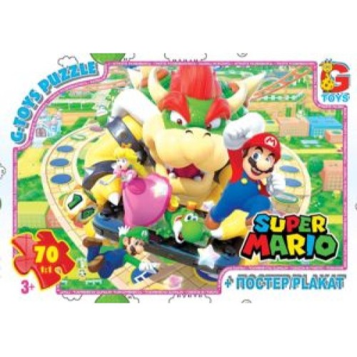 Пазли 70 елементів «Маріо» ТМ G-Toys