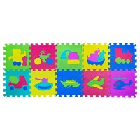 Килимок-пазл «Транспорт» фомовий з 10 деталей, в плівці