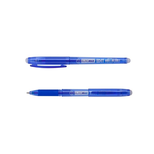 Ручка «Edit» пиши-стирай синя, 0,7 мм, TM Buromax