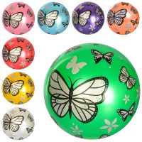 М'яч дитячий «Метелики» 22,5 см вагою 60-65 грам, в асортименті