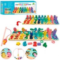 Центр розвиваючий «Свійські тварини»: магнітні цифри, фігури, магнітна рибалка, у коробці 41,5х14х5,5 см