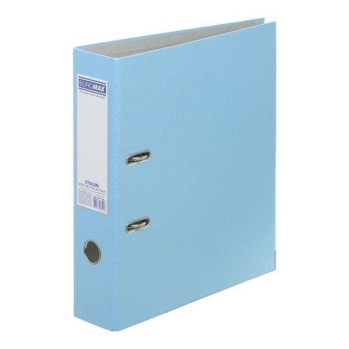 Папка-реєстратор «ETALON PASTEL» A4 одностороння збірна 70 мм, бірюзова, TM Buromax