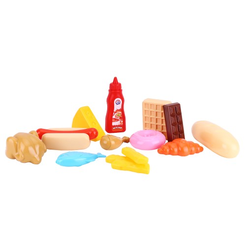 Набір «Продукти» з 16 предметів, у сітці 17х17х12 см, ТМ Технок