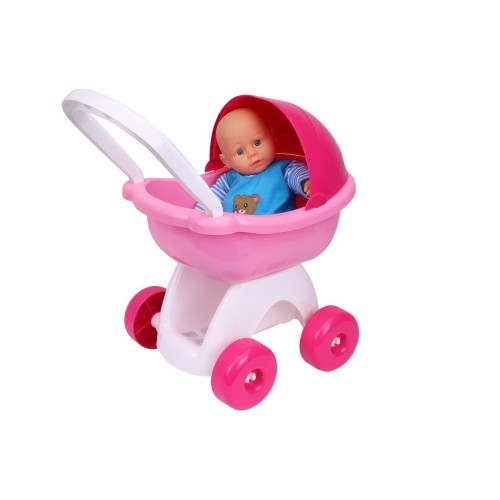 Візочок для ляльки 46х48х29 см, у коробці 37х27,5х19 см, ТМ Технок