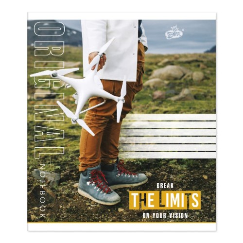 Зошит на 60 аркушів у лінію «Мікс хлопчики», №2234, ТМ Brisk