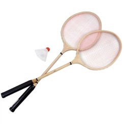 Бадмінтон: 2 ракетки та волан, в асортименті, у сітці 66 см