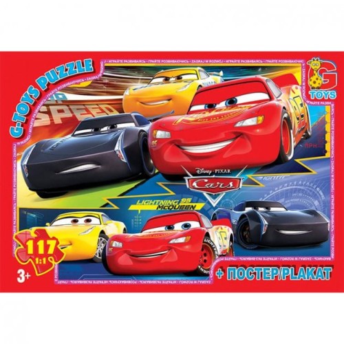 Пазли «Тачки» на 117 елементів, ТМ G-Toys