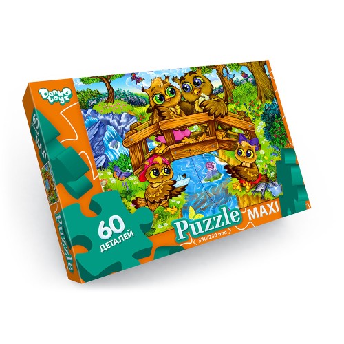 Пазли на 60 елементів максі , ТМ Данко Тойс