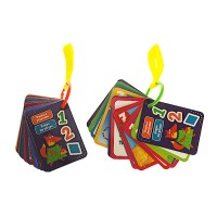Гра настільна «Картки на кільці. Цифри та фігури» з 18 карток, ТМ Vlady Toys