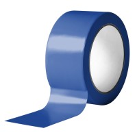 Стрічка-скотч клейка, синя, 48 мм х 50 м х 40 мкм, Intertape