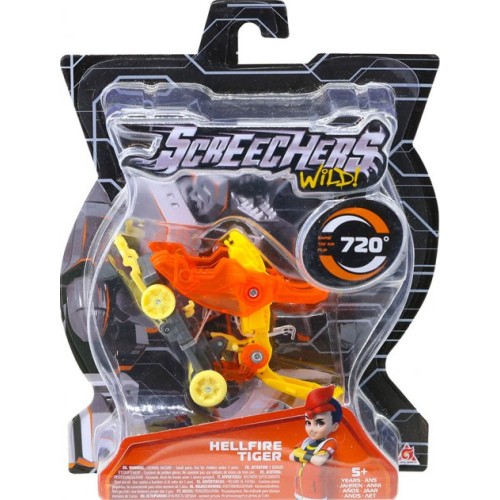 Машинка-трансформер Screechers Wild! «Хелфаєр Тайгер», у коробці