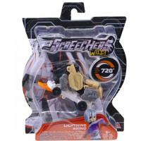Машина-трансформер Screechers Wild! «Лайтінг Райно» 9х3х6 см, у коробці 16х6х20 см