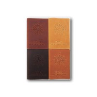 Обкладинка на документ «Wind Rose»,95х135 мм, шкіра