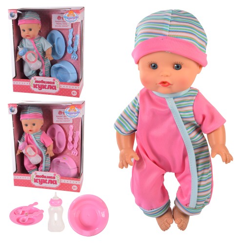 Пупс муз. «Улюблена Лялька», в асортименті, пляшечка, горщик, аксесуари, рос., коробка 26х12