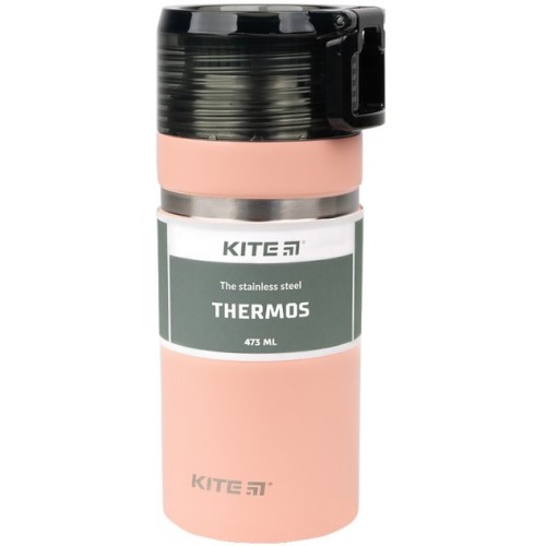 Термос «Kite» 473 мл персиковий TM Kite