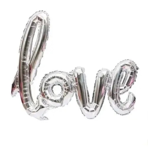 Кульки фольговані «Love», 108х64 см, ТМ Leader