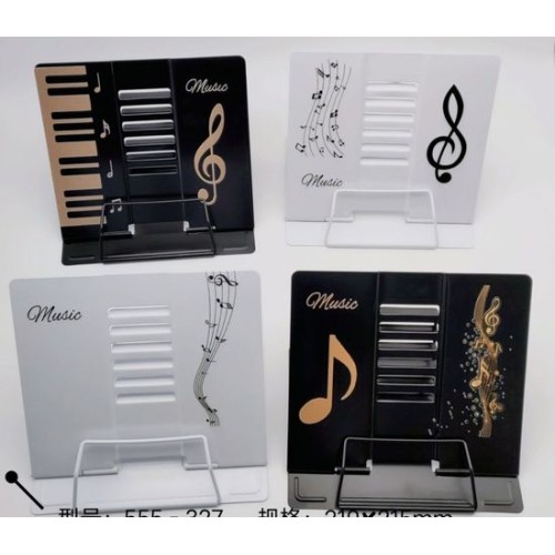 Підставка для книг «Music» 20,8х18,8 см металева, в асортименті, ТМ J.Otten