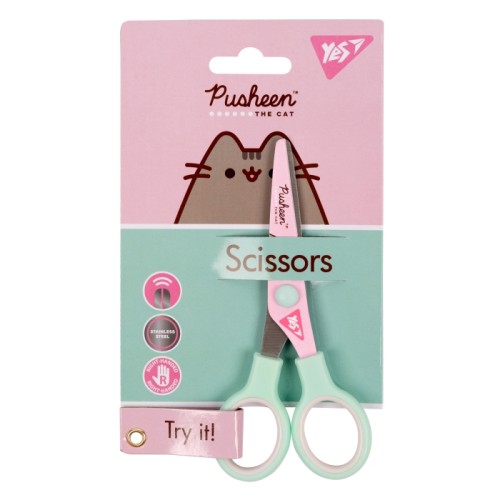 Ножиці «Pusheen» 13 см з принтом на лезі, ТМ YES
