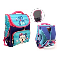 Ранець-короб «Маленький вовк», ортопедичний, 34х26х15 см, ТМ Space