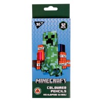 Олівці кольорові «Minecraft» на 12 кольорів, ТМ YES