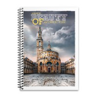 Блокнот А6 на 80 аркушів у клітинку на спіралі збоку, №6773, ТМ Gold Brisk