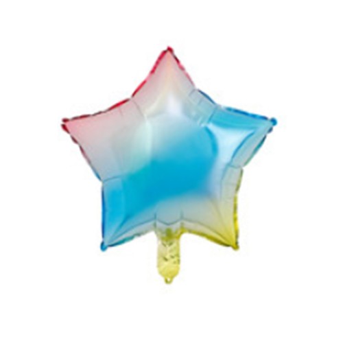 Фольговані кульки «Зірка» різнокольорові 46 см, ТМ Leader