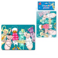 Пазли магнітні «Малюк зможе.Звірята» А5 на 12 елементів, ТМ Vladi Toys