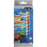 Фарби акрилові 12 кольорів по 12 мл, ART Line