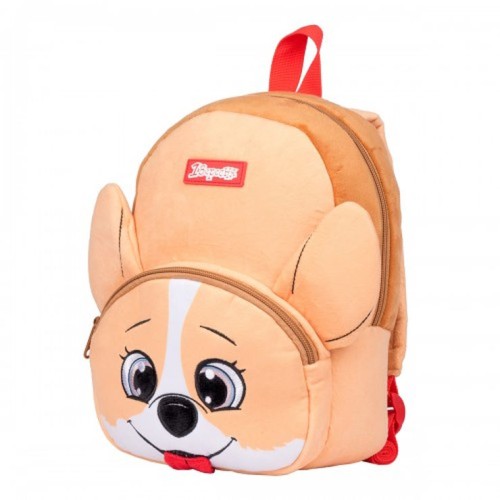 Рюкзак дитячий «Corgi», K-42, коричневий, 29х20х11 см, ТМ 1Вересня