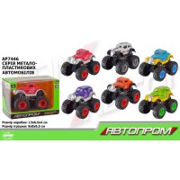 Машина АВТОПРОМ, метал, інерція, в асортименті, у коробці 13х8х9 см