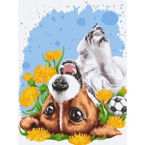 Набір для розпису по номерах «Весняне сонечко», 30х40 см, ТМ Ідейка