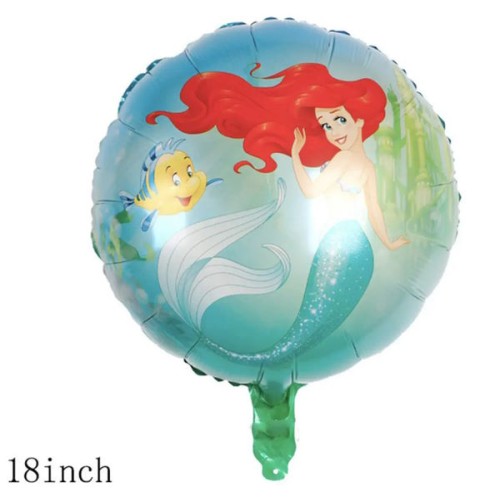 Кульки фольговані «Русалка», 46 см, таблетка