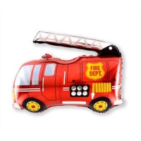 Кульки фольговані « Пожежна машина» 80х75 см, ТМ Leader