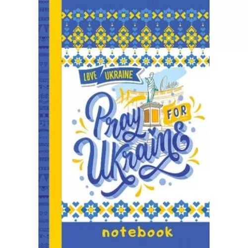 Блокнот 10,5х16,5 см на 64 аркуші у клітинку з твердою ламінованою обкладинкою, ТМ Мандарин