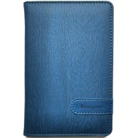 Блокнот А6 на 80 аркушів у клітинку з обкладинкою зі шкірзаму, ТМ Мандарин