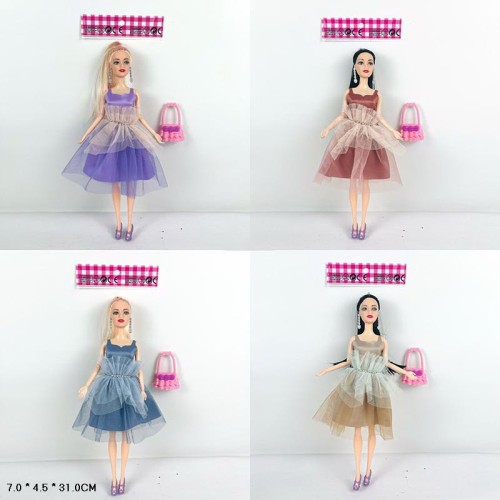 Лялька, в асортименті, в пакеті 7х4х31см