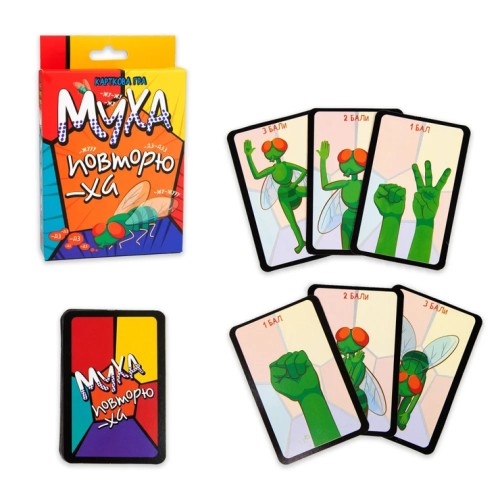 Гра настільна «Муха-повторюха» розважальна, у коробці 12х9х2,5 см, ТМ Strateg