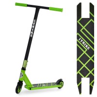 Самокат 2-колісний на сталевій рамі трюковий, ПУ 100 мм, кермом 83-47 см та підніжкою 31-10 см