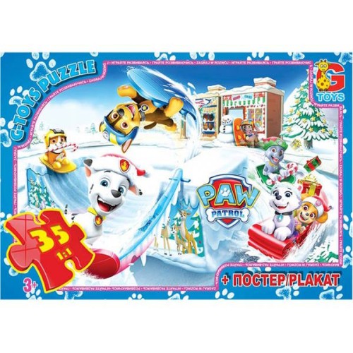 Пазли «Paw Patrol» на 35 елементів, ТМ G-Toys